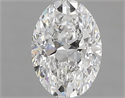 Diamante Natural 0.81 quilates, Ovalado , Color F, claridad VS2 y certificado GIA