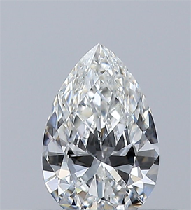 Foto Diamante Natural 0.30 quilates, De pera , Color G, claridad VVS2 y certificado GIA de