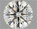 Natural Diamond 1.30 Carats, Round with Excellent Cut, K Color, SI1 Clarity and Certified by GIA