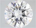 Lab Grown Diamond 5.05 Carats, Round with Excellent Cut, D Color, VVS2 Clarity and Certified by IGI
