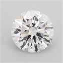 Lab Grown Diamond 1.05 Carats, Round with Ideal Cut, D Color, VVS2 Clarity and Certified by IGI