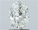 Natural Diamond 1.01 Carats, Oval with  Cut, H Color, VS2 Clarity and Certified by GIA