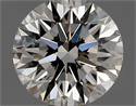 Diamante Natural 0.43 quilates, Redondo , Color J, claridad VVS2 y certificado GIA