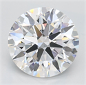 Del inventario de diamantes de laboratorio, 2.55 quilates, Redondo , Color D, claridad VVS1 y certificado IGI
