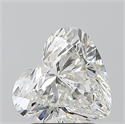 Natural Diamond 2.01 Carats, Heart with  Cut, H Color, SI1 Clarity and Certified by GIA