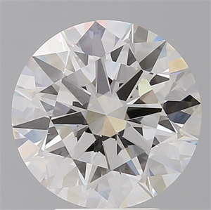 Picture of Lab Grown Diamond 4.58 Carats, Round with Ideal Cut, F Color, VVS2 Clarity and Certified by IGI