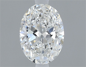 Picture of Natural Diamond 0.40 Carats, Oval with  Cut, E Color, VVS2 Clarity and Certified by GIA