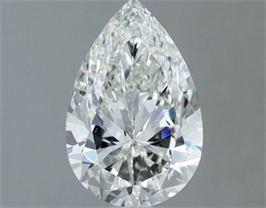 Picture of Natural Diamond 0.80 Carats, Pear with  Cut, I Color, SI2 Clarity and Certified by GIA
