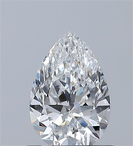 Foto Diamante Natural 0.60 quilates, De pera , Color E, claridad VS2 y certificado GIA de