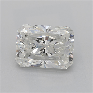 Picture of Natural Diamond 1.73 Carats, Radiant with  Cut, H Color, SI2 Clarity and Certified by GIA