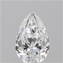 Natural Diamond 0.70 Carats, Pear with  Cut, D Color, VS1 Clarity and Certified by GIA