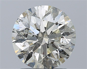 Picture of Natural Diamond 1.50 Carats, Round with Excellent Cut, I Color, SI2 Clarity and Certified by IGI