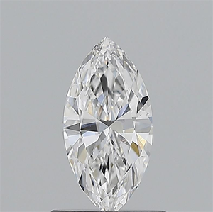 Picture of Natural Diamond 0.58 Carats, Marquise with  Cut, D Color, SI1 Clarity and Certified by GIA