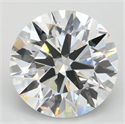 Lab Grown Diamond 4.00 Carats, Round with Ideal Cut, D Color, VVS1 Clarity and Certified by IGI