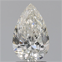 Natural Diamond 1.50 Carats, Pear with  Cut, I Color, SI2 Clarity and Certified by GIA