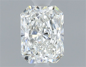 Picture of Natural Diamond 0.50 Carats, Radiant with  Cut, G Color, VVS1 Clarity and Certified by GIA