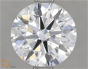 Lab Grown Diamond 1.05 Carats, Round with Ideal Cut, D Color, VVS2 Clarity and Certified by IGI