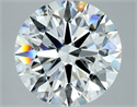 Natural Diamond 3.02 Carats, Round with Excellent Cut, G Color, VVS2 Clarity and Certified by GIA