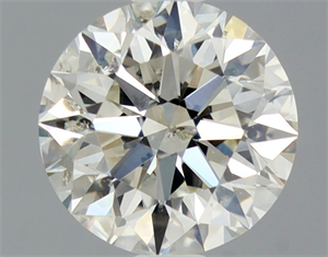 Picture of Natural Diamond 0.92 Carats, Round with Excellent Cut, I Color, SI2 Clarity and Certified by HRD
