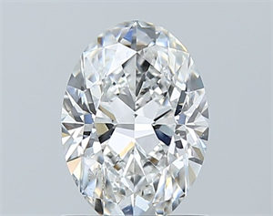 Foto Diamante Natural 1.01 quilates, Ovalado , Color E, claridad SI1 y certificado GIA de