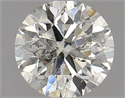 Natural Diamond 0.80 Carats, Round with Excellent Cut, I Color, SI2 Clarity and Certified by IGI