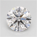 Lab Grown Diamond 1.02 Carats, Round with Ideal Cut, D Color, VVS2 Clarity and Certified by IGI
