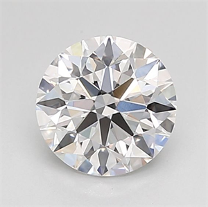 Picture of Lab Grown Diamond 1.02 Carats, Round with Ideal Cut, D Color, VVS2 Clarity and Certified by IGI