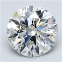 Diamante Natural 2.18 quilates, Redondo , Color J, claridad SI2 y certificado GIA