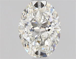 Picture of Natural Diamond 0.54 Carats, Oval with  Cut, H Color, VVS2 Clarity and Certified by GIA