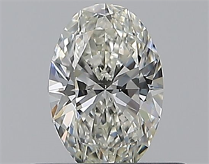 Foto Diamante Natural 0.41 quilates, Ovalado , Color I, claridad VS2 y certificado GIA de