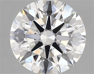 Picture of Lab Grown Diamond 3.36 Carats, Round with Ideal Cut, D Color, VVS2 Clarity and Certified by IGI