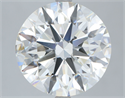 Natural Diamond 5.50 Carats, Round with Excellent Cut, G Color, VS1 Clarity and Certified by HRD