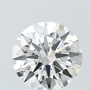 Picture of Lab Grown Diamond 3.02 Carats, Round with Ideal Cut, F Color, VVS2 Clarity and Certified by IGI