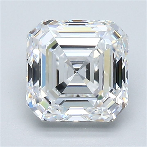 Foto Diamante Natural 2.03 quilates, Asscher , Color D, claridad VS2 y certificado GIA de