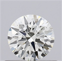 Natural Diamond 0.41 Carats, Round with Excellent Cut, M Color, SI1 Clarity and Certified by GIA