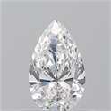 Natural Diamond 0.51 Carats, Pear with  Cut, E Color, VS1 Clarity and Certified by GIA