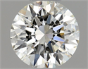 Natural Diamond 0.51 Carats, Round with Excellent Cut, I Color, IF Clarity and Certified by GIA