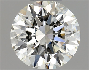 Picture of Natural Diamond 0.51 Carats, Round with Excellent Cut, I Color, IF Clarity and Certified by GIA