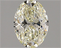 Natural Diamond 1.80 Carats, Oval with  Cut, N Color, VS2 Clarity and Certified by GIA