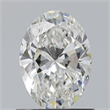 Natural Diamond 0.80 Carats, Oval with  Cut, G Color, VS1 Clarity and Certified by GIA