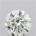 Natural Diamond 0.71 Carats, Round with Excellent Cut, H Color, I1 Clarity and Certified by GIA