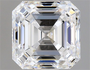 Picture of Natural Diamond 1.20 Carats, Asscher with  Cut, E Color, VVS1 Clarity and Certified by GIA