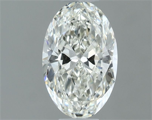 Picture of Natural Diamond 0.70 Carats, Oval with  Cut, I Color, VVS1 Clarity and Certified by IGI