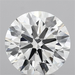 Picture of Lab Grown Diamond 3.30 Carats, Round with Ideal Cut, F Color, VS1 Clarity and Certified by IGI