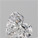 Natural Diamond 0.51 Carats, Heart with  Cut, F Color, VS2 Clarity and Certified by GIA