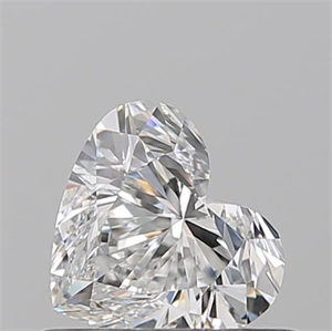 Picture of Natural Diamond 0.51 Carats, Heart with  Cut, F Color, VS2 Clarity and Certified by GIA