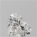 Natural Diamond 1.60 Carats, Heart with  Cut, H Color, VVS1 Clarity and Certified by GIA