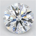 Lab Grown Diamond 2.57 Carats, Round with Excellent Cut, D Color, VVS1 Clarity and Certified by GIA