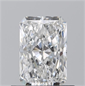 Natural Diamond 0.72 Carats, Radiant with  Cut, E Color, IF Clarity and Certified by GIA