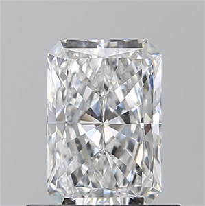 Picture of Natural Diamond 0.72 Carats, Radiant with  Cut, E Color, IF Clarity and Certified by GIA